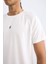 Fit Hızlı Kuruyan Slim Fit Dar Kesim Bisiklet Yaka Baskılı Sporcu Kısa Kollu Tişört V2887AZ25SP 8