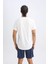 Fit Hızlı Kuruyan Slim Fit Dar Kesim Bisiklet Yaka Baskılı Sporcu Kısa Kollu Tişört V2887AZ25SP 10