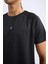 Fit Hızlı Kuruyan Slim Fit Dar Kesim Bisiklet Yaka Baskılı Sporcu Kısa Kollu Tişört V2887AZ25SP 9