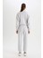 DeFactoFit Jogger Eşofman Altı Standart Fit Standart Boy Beli Paçası Lastikli Cepli Bağcıklı D1706AX24AU 9