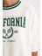 Fit Oversize Geniş Kalıp Bisiklet Yaka Baskılı Sporcu Sweatshirt D1702AX24AU 9