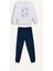 Erkek Çocuk Pijama Takımı Baskılı Uzun Kollu Üst Desenli Alt D5215A824WN 8