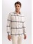 Modern Fit Polo Yaka Oduncu Uzun Kollu Gömlek Y1692AZ24WN 6