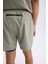 DeFactoFit Slim Fit Dar Kesim Sporcu Dokuma Şort Z2147AZ25SP 7