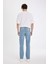 Sergio Regular Fit Normal Kalıp Normal Bel Boru Paça Jean Pantolon D6472AX24AU 8