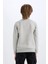 Erkek Çocuk Bisiklet Yaka Baskılı İçi Yumuşak Tüylü Sweatshirt D6223A824CW 6