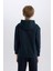 Erkek Çocuk Kapüşonlu Baskılı İçi Yumuşak Tüylü Sweatshirt D6218A824CW 6