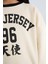 Kız Çocuk 2'li Takım Baskılı Sweatshirt Şort Etek D6454A8NS 6