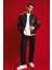 Su İtici Slim Fit Çıtçıtlı Mont Dar Kesim Suni Deri Gömlek Yaka Cepli D6589AX25SP 8