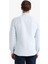 Slim Fit Dar Kesim Polo Yaka Dokulu Uzun Kollu Gömlek T2066AZ25SP 7