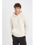 Boxy Fit Kapüşonlu Sırt Baskılı Sweatshirt C7047AX24AU 6