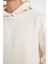 Boxy Fit Kapüşonlu Sırt Baskılı Sweatshirt C7047AX24AU 8