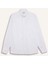%100 Pamuk Regular Fit Polo Yaka Oxford Basic Düz Uzun Kollu Beyaz Gömlek A8028AX25SP 7