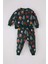 Erkek Bebek 2'li Takım Yılbaşı Temalı Sweatshirt Beli Lastikli Eşofman Altı D6730A524WN 7