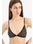 Fall in Love Simli Pedsiz Tül Siyah Bra D6437AX24WN 5