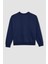 Relax Fit Bisiklet Yaka Baskılı Kalın Sweatshirt D6713AX24WN 9