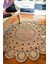 Jüt Halat Papatya Model Paspas Kilim Yolluk Halı 1