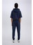 Fit Slim Fit Jogger Eşofman Altı Dar Kesim Skuba Dalgıç Kumaş Standart Paça Beli Bağcıklı Lastikli Paça Z9112AZ25SP 6