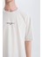 %100 Pamuk Dragon Ball Boxy Fit Bisiklet Yaka Sırt Baskılı Kısa Kollu Tişört D6777AX25SP 6