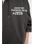 Oversize Geniş Kalıp Kapüşonlu Sırt Baskılı Kanguru Cepli Kalın Fermuarlı Sweatshirt D6754AX24WN 6