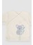 Koala Pattern 5’li Yenidoğan Bebek Hastane Çıkışı Zıbın Seti 4