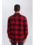 Regular Fit Polo Yaka Kareli Oduncu Flanel Uzun Kollu Gömlek D7189AXNS 10