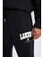Fit NBA Los Angeles Lakers Jogger Eşofman Altı Standart Fit Cepli Esnek Bantlı Paça Skuba Dalgıç Kumaş D6723AX25SP 8