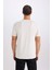 Slim Fit Dar Kesim Bisiklet Yaka Modal Karışımlı Pamuklu Basic Düz Kısa Kollu Tişört M6606AZ25SP 6