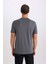 Slim Fit Dar Kesim Bisiklet Yaka Modal Karışımlı Pamuklu Basic Düz Kısa Kollu Tişört M6606AZ25SP 6