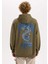 Boxy Fit Kapüşonlu Sırt Baskılı Sweatshirt D0849AX24AU 7