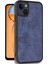 iPhone 14 Kılıf Aras Deri Kapak - Lacivert - PHN9922-1333 2