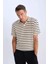 Regular Fit Polo Yaka Çizgili Kısa Kollu Tişört B6532AX25SP 7