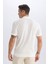 Regular Fit Polo Yaka Kısa Kollu Örgü Görünümlü Tişört B6536AX25SP 6