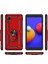 Samsung Galaxy A01 Core Kılıf Sofya Yüzüklü Silikon Kapak - Siyah - PHN1015-8140 2
