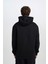 Regular Fit Kapüşonlu Kanguru Cepli İçi Yumuşak Tüylü Basic Düz Sweatshirt X8283AZ25SP 6