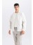 Slim Fit Bomber Mont Ceket Dar Kesim Kolej Yaka Fermuarlı Çift Cepli Mevsimlik Hafif D7319AX25SP 6