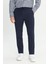 Slim Fit Dar Kesim Beli Bağlamalı Çizgili Yan Cepli Casual Jogger Pantolon 1