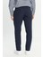 Slim Fit Dar Kesim Beli Bağlamalı Çizgili Yan Cepli Casual Jogger Pantolon 5