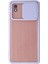 Samsung Galaxy A01 Core Kılıf Palm Buzlu Kamera Sürgülü Silikon - Lila - PHN3590-6469 1