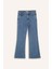 Kız Çocuk Flare Fit İspanyol Paça Jean Pantolon D7096A825SM 8