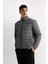 Slim Fit Dar Kesim Dik Yaka Fermuarlı Mont D7497AX25SP 7