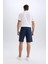 %100 Pamuk Regular Fit Gabardin Bermuda Şort C7684AX25SP 8