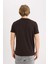 %100 Pamuk Slim Fit Dar Kesim Bisiklet Yaka Baskılı Kısa Kollu Tişört D5567AX25SP 6