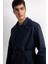 Slim Fit Dar Kesim Düğmeli Kemerli Trençkot D5528AX25SP 7