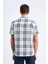 %100 Pamuk Regular Fit Yazlık Polo Yaka Kareli Kısa Kollu Gömlek D7553AX25SP 6