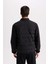 Slim Fit Dar Kesim Dik Yaka Lastikli ve Fermuarlı Su Geçirmez Mont D7532AX25SP 7