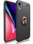 iPhone Xr Kılıf Range Yüzüklü Silikon - Siyah-Gold - PHN3504-1363 1