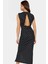 Maxi Elbise Puantiyeli Desenli Esnek Örme Bodycon Kalıp Günlük Stil Konforlu Kesim 2