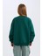 Kız Çocuk Oversize Geniş Kalıp Bisiklet Yaka Baskılı Sweatshirt D7045A824WN 6