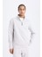 DefactoFit Standart Fit Dik Yaka Fermuarlı Skuba Dalgıç Kumaş Sporcu Sweatshirt D7305AX25SP 6